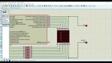 Curso ensamblador PIC #8 Matriz de Leds (Textos parte 1) #microchip #embedded #microcontroller #asm