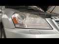 Mercedes benz w164 M class cleaning headlight remove front bumper снятие бампера чистка фар