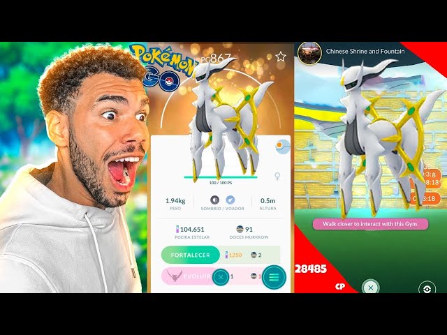 POKEMON GO ARCEUS: O Remake que você não viu acontecer… 🤯😧😍 #pokemongo 