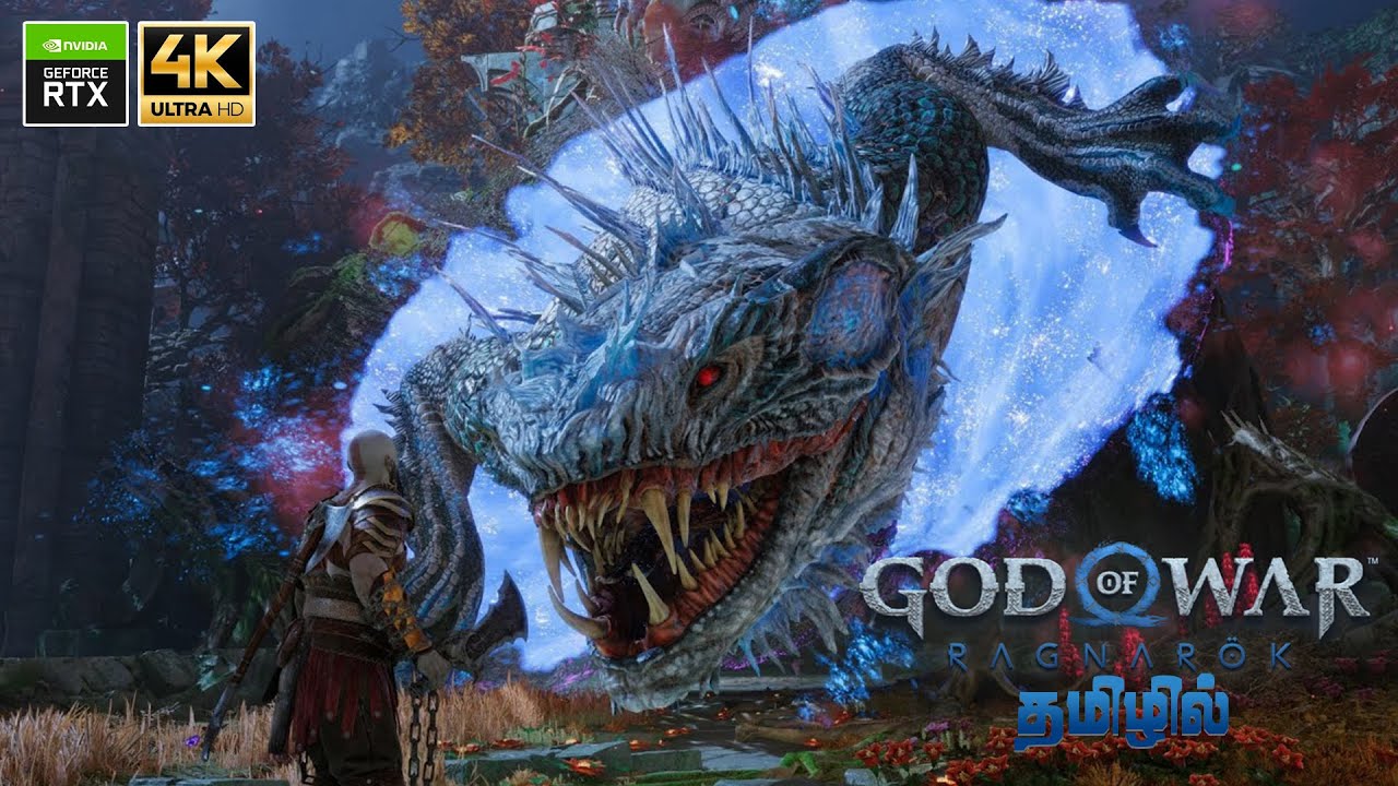 God of War Ragnarok - Kratos Vs Nidhogg Boss Fight (4K 60FPS) - YouTube