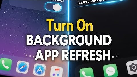How to Turn On Background App Refresh on iPhone and Android | Full Easy Guide