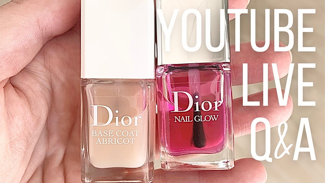Dior BASE COAT ABRICOT セット Quick Mani with Dior Base Coat Abricot - YouTube