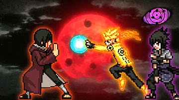 Itachi Edo OP(New) VS Sasuke Rinnegan V2 OP & Naruto OP(All Form) in Jump Force Mugen