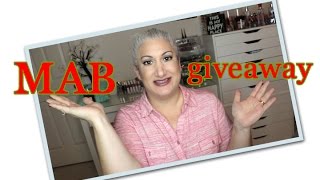 Another MAB (Middle Aged Beauties) Giveaway - My Turn!