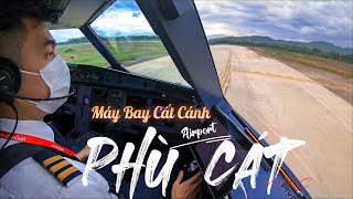 Máy Bay Cất Cánh Tại Sân Bay Phù Cát lGóc Nhìn Từ Buồng Lái Phi Công l Take Off From Phu Cat Airport