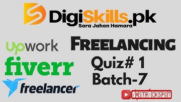 Freelancing Solved Quiz # 1 -Batch-07 DigiSkills.Pk
