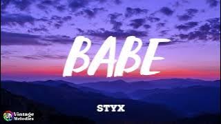 Styx - Babe (Lyrics)