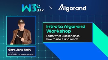 Web3 Pak x Algorand Workshop Replay | Building dApps | Minting NFTs | Claiming FREE ALGO!