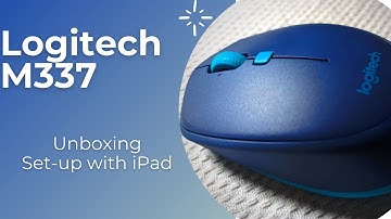 Logitech M337 Bluetooth Mouse | Unboxing | iPad Setup