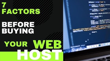 Important Factors to Know Before Choosing Webhost for Your Blog or Website
