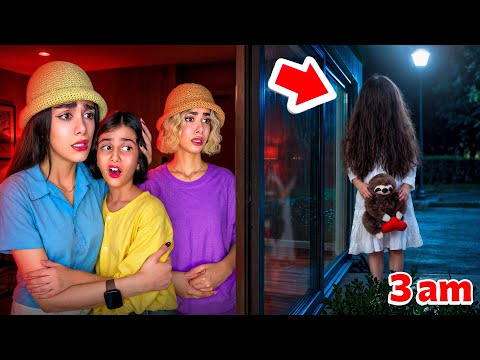 There was a mysterious little girl at our door at 3 AM!😰