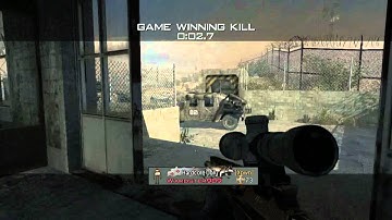 Mw3 - 360 throwing knife game winning kill