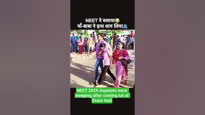 NEET UG Exam 2025 Reaction from students: very tough paper #neet2025 #reactionvideo #neet2025physics