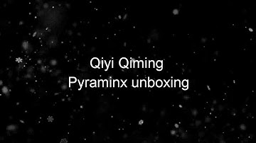Qiyi Qiming Pyraminx unboxing