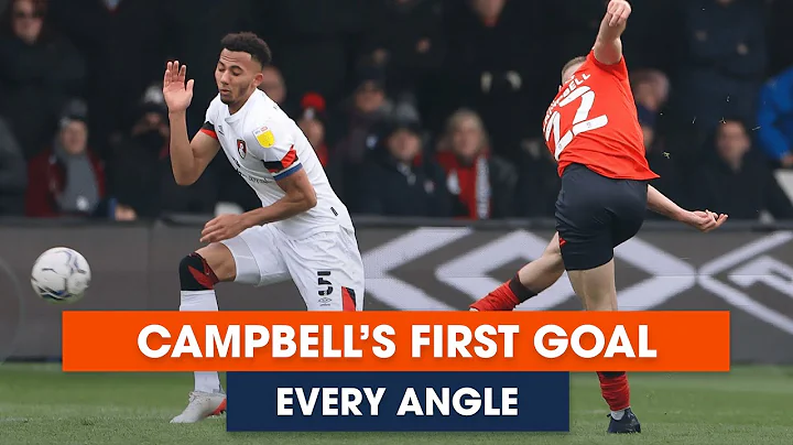 EVERY ANGLE | Allan Campbell's first Luton Town go...