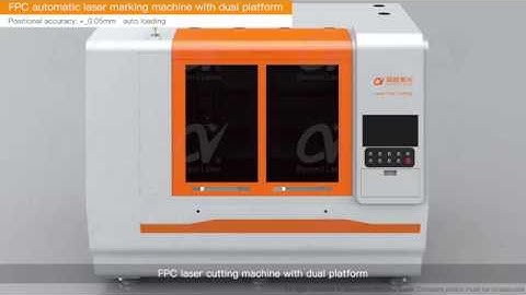 Automatic PCB laser printer, automatic flip, with dual platform, load and unload system