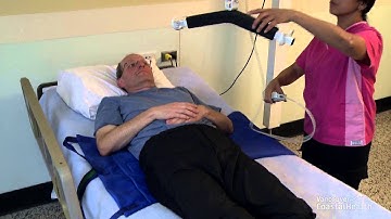 MSIP - Tri-Turner Sling - Turning a patient using a ceiling lift