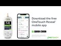 Onetouch verio reflect meter  connect to the onetouch reveal app