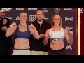FULL WEIGH IN | Ben Whittaker vs Braian Suarez | DAZN Boxing