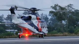 AW139 Wiking helicopter Taxi to take off #aw139 #helicopter