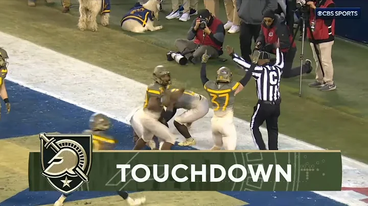 Army blocks Navy punt to score first (and likely only) TD of the game