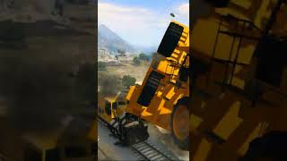 GTA V Can Dump Truck Stop A Train Shorts | ZEKROM Shorts