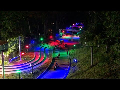 Singapore Night Luge | All 4 Tracks |