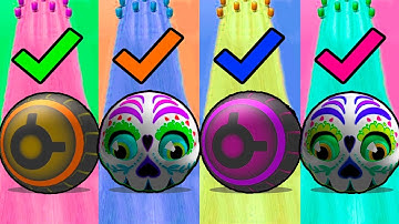 👹Going Balls vs 🏺Action Balls – Spooky Ball vs Ancient Ball on Reverse Levels! Race 1169