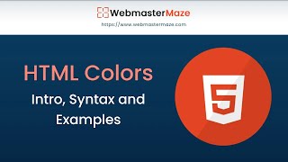 HTML Colors - Intro and Examples