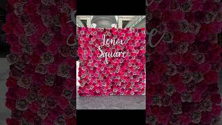 7200 Petals, 400 Flowers, 21 Days of Late Nights! Don’t Miss the #flowerwallbackdrop at Le