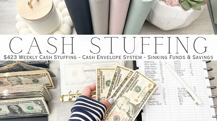 Weekly Cash Stuffing $423 | Cash Envelope System | Sinking Funds & Savings Challenges