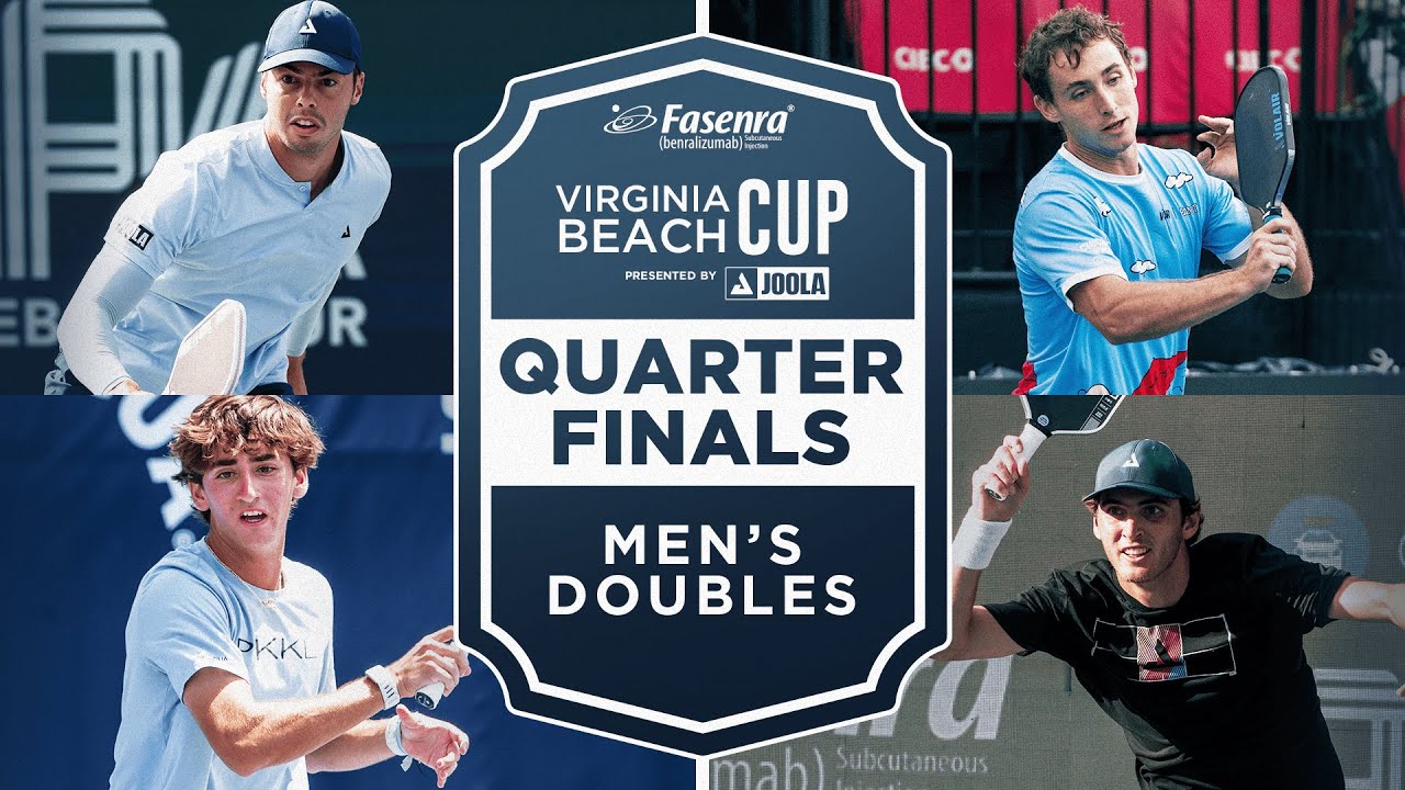 Johns/Tardio v Frazier/Oncins at the Fasenra Virginia Beach Cup presented by Joola