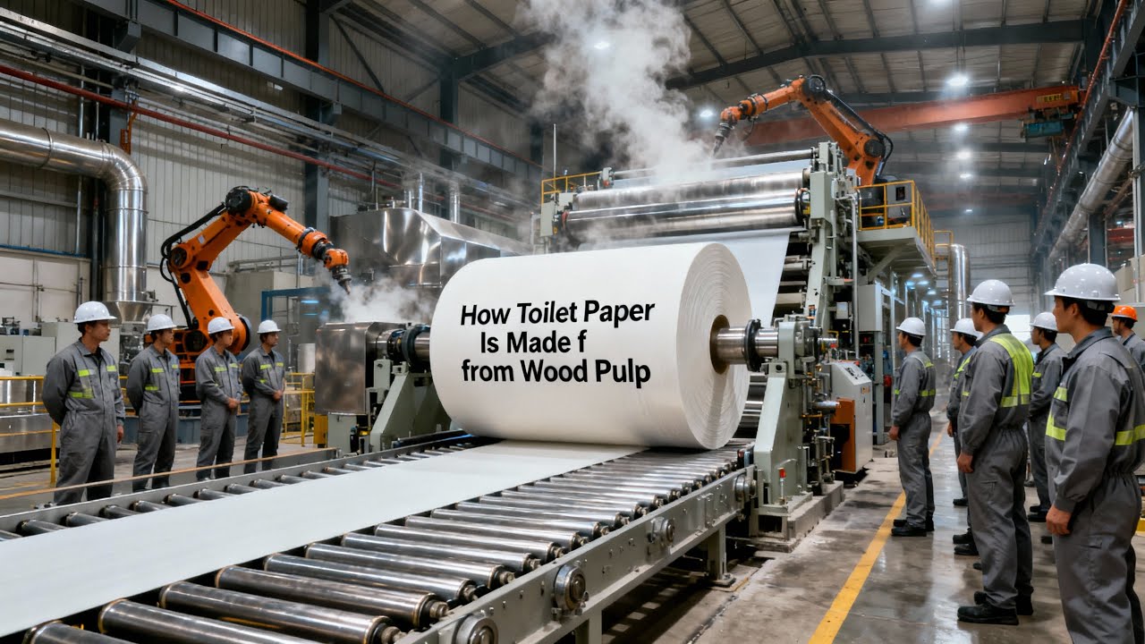 How Toilet Paper Is Made from Wood Pulp