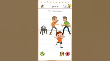 Brain Test All Star Level 91 Stop the bullies!