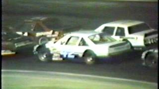 1989 ARCA Flat Rock Simko crash