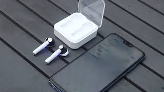 D018 Bluetooth Наушники Tws Спортивная Фитнес Беспроводная Гарнитура Стерео Беспроводные С Зарядным