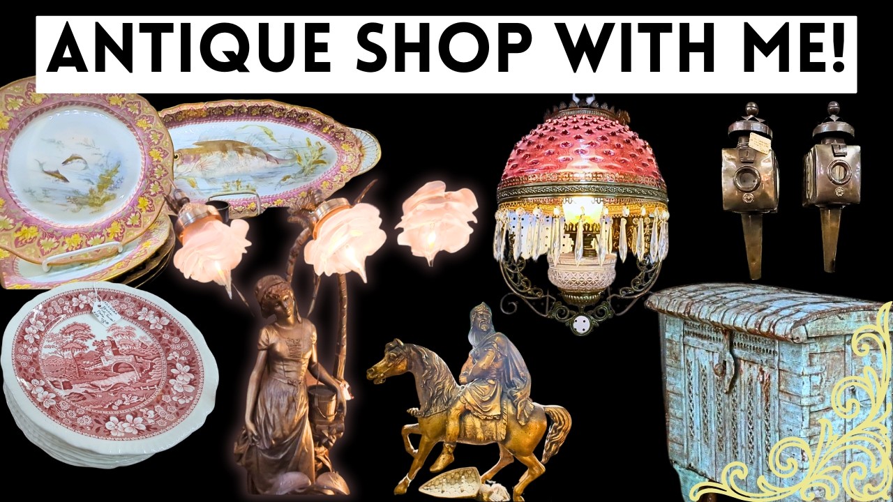 Shop With Me!! Antiques! Vintage Finds in Wytheville, Virginia