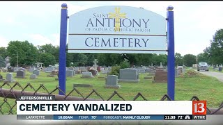 Cemetery Vandalized in Southern Indiana