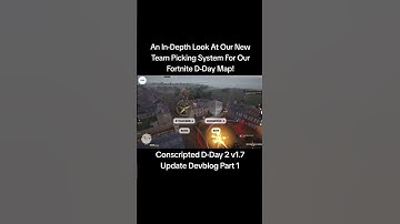 The New Team Picking System For Our Fortnite D-Day Map #shorts #fortnitecreative #uefn #gaming