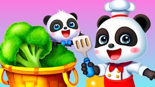 Magic Kitchen l Babybus l kids game l Broccoli Dinner Making lLittle Panda game screenshot 4