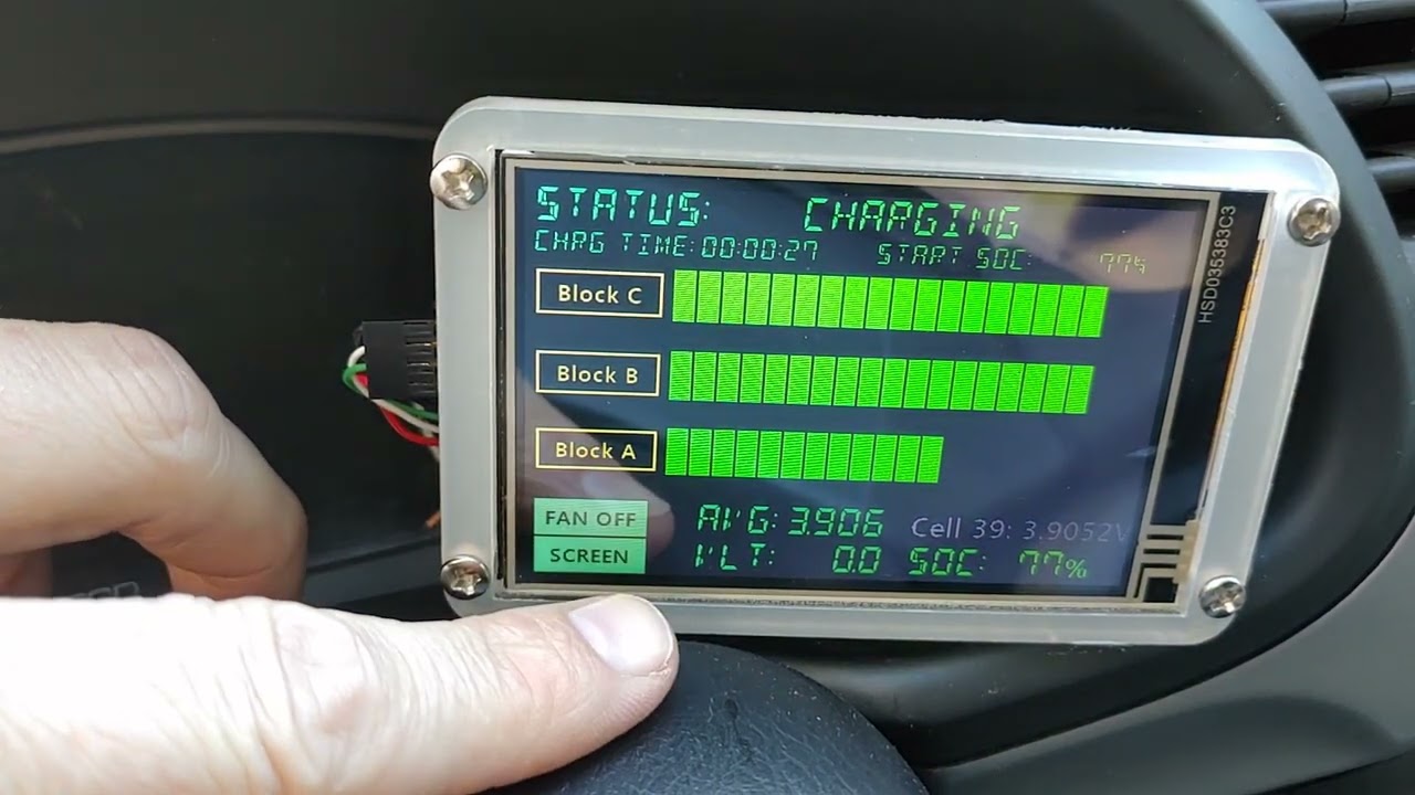 LiDisplay Grid Charger Page -- Select individual cells
