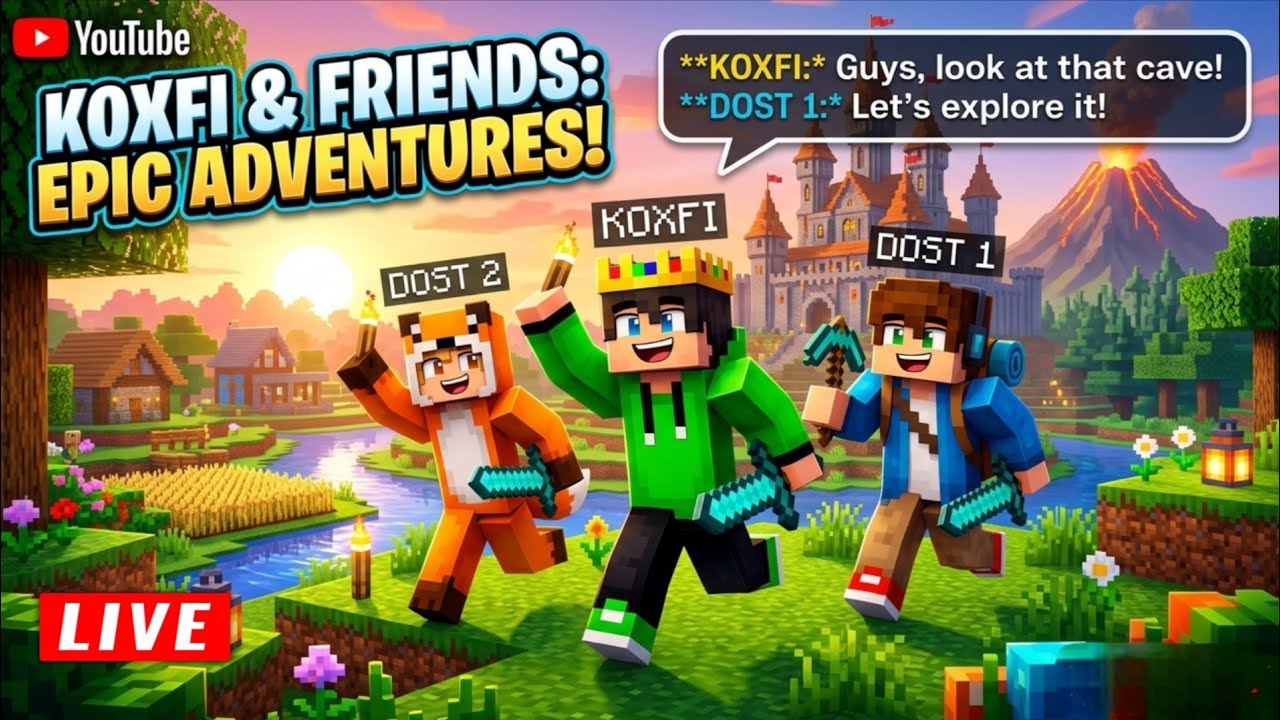 ⛏️ Minecraft Live | Fun, Crazy Moments & Epic Adventures! 🧱🏆🔥 - YouTube