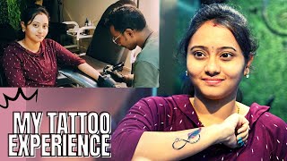 My Permanent #tattoo Experience in Telugu| #birthday #surprisegift To Hubby #Vlog |ArunTattooStudio