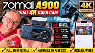 70mai A900 Dual 4K Dash Cam – Full BMW Install + 4G Tracking & Parking Security screenshot 3