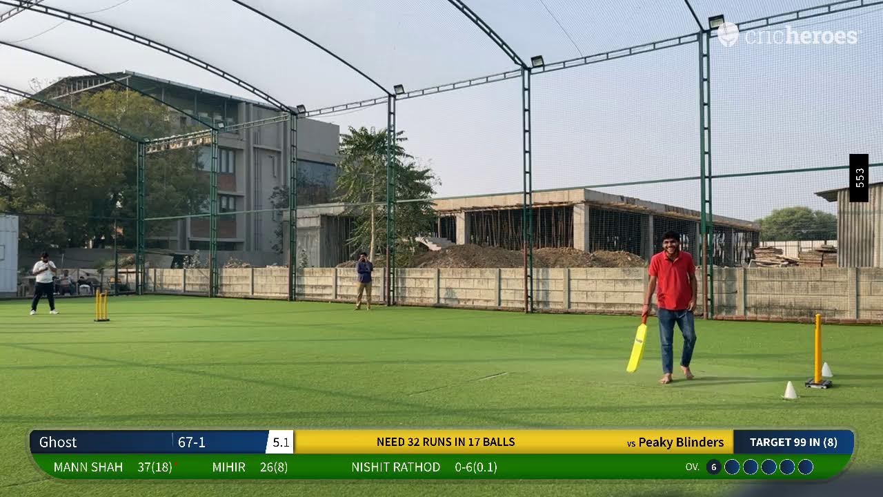 Live Cricket Match | Ghost vs Peaky Blinders | 17-Nov-23 03:37 PM | Freedom Fighter Season 6(League