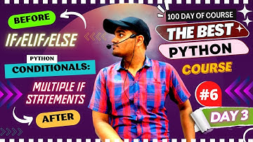 #python Control Flow: If/Elif/Else and Multiple If Statements Explained #conditionalstatements