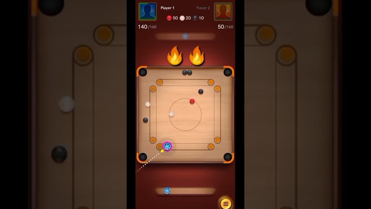 Carrom pool best indirect trick shots ll Part 528 ll 