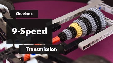 LEGO Technic 9-Speed Gearbox Transmission – Gear Shifts
