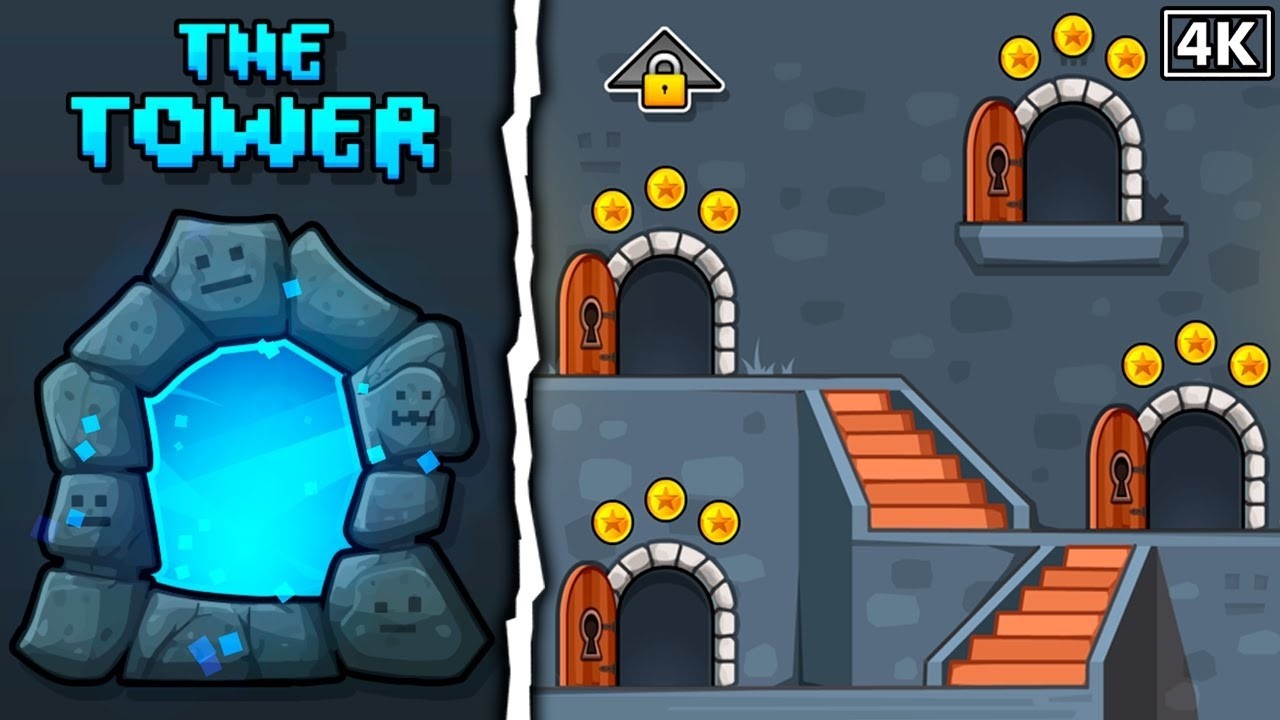 Geometry Dash - Tower Level First Try Challenge