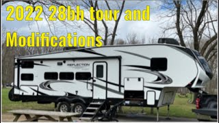 2022 Grand Design 28BH walkaround and Modifications